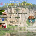 Stage d’Été de Tai Chi 2025 en Dordogne – 2 au 8 août